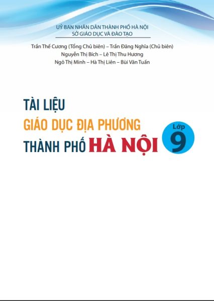 Tài liệu Giáo dục địa phương lớp 9 thành phố Hà Nội