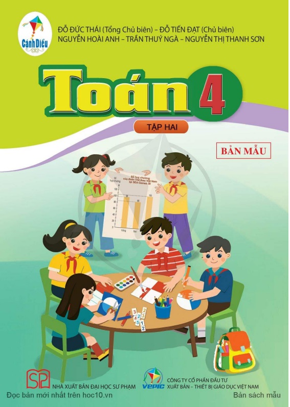 Toán 4 Tập 2 Cánh diều